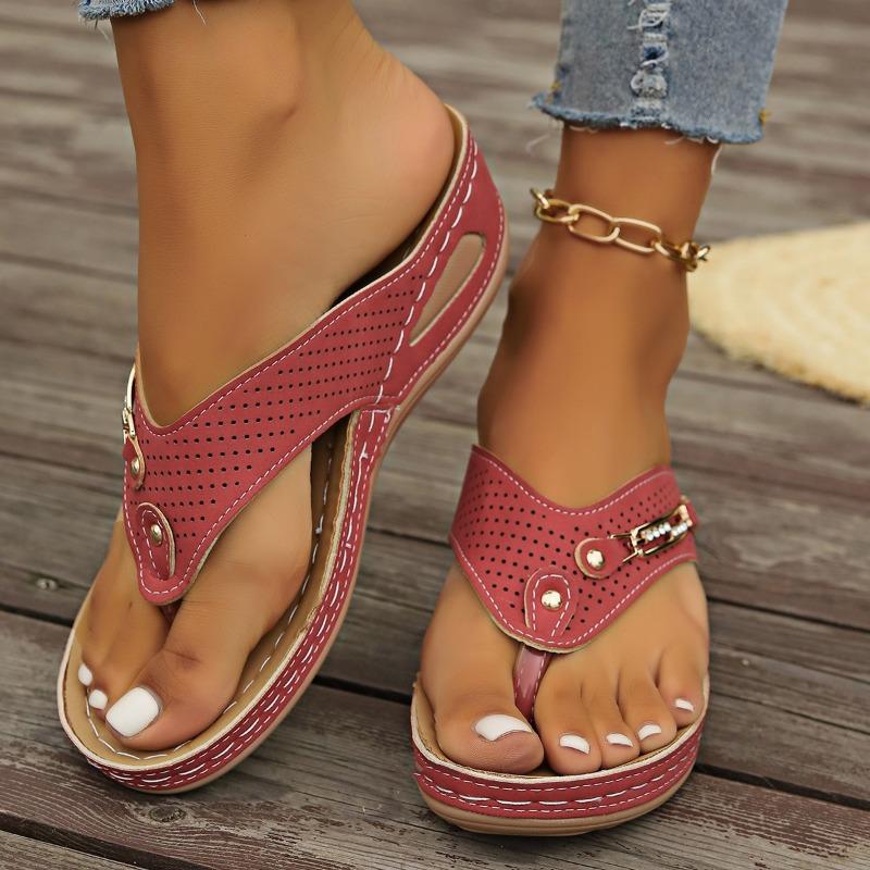 New Women's Wedge Heel Toe Sandals Style Casual and Comfortable