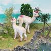 Simulation Animal Model Unicorn Alpaca Static Desktop Ornament Children'S Early Education Cognitive Toys