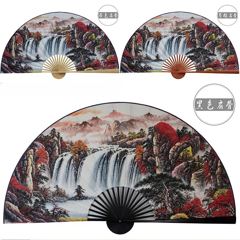 50x88 см большой веер для рисования из бумаги, настенный декоративный складной веер для офиса, зала, дома, гостиной, декоративный веер Lucky Strike
