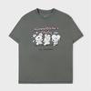 BT21 BASIC Единица 1 Серая футболка с коротким рукавом