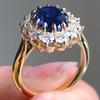 Jewelry Sapphire Ring Simple Women's Diamond Jewelry Wedding Ring
