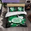 Celtic FC Themed Bedding 3Pcs Duvet Cover Set Decorative Bed Linen For Teen Room Home Decoration