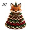 Art And Craft Hobby Kits Animal Christmas Tree Crochet Kit, DIY Highland Cow Cute Handmade Holiday Ornament Dachshund Cat Crafting Kit for Beginners,