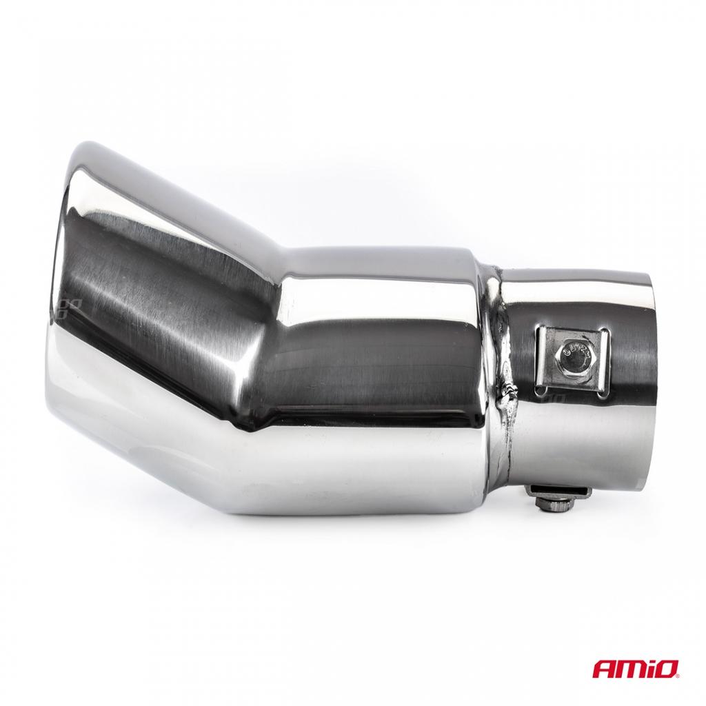 Exhaust Muffler Tip Stainless Steel Mt 005 Chrome Amio-01305
