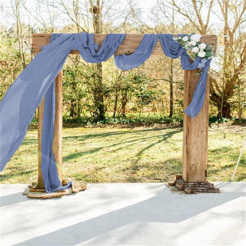 300/600 см шифоновая драпировка тюль занавес открытый свадебная арка фон декор Хэллоуин вечерние Декор событий вуаль реквизит для фотографий