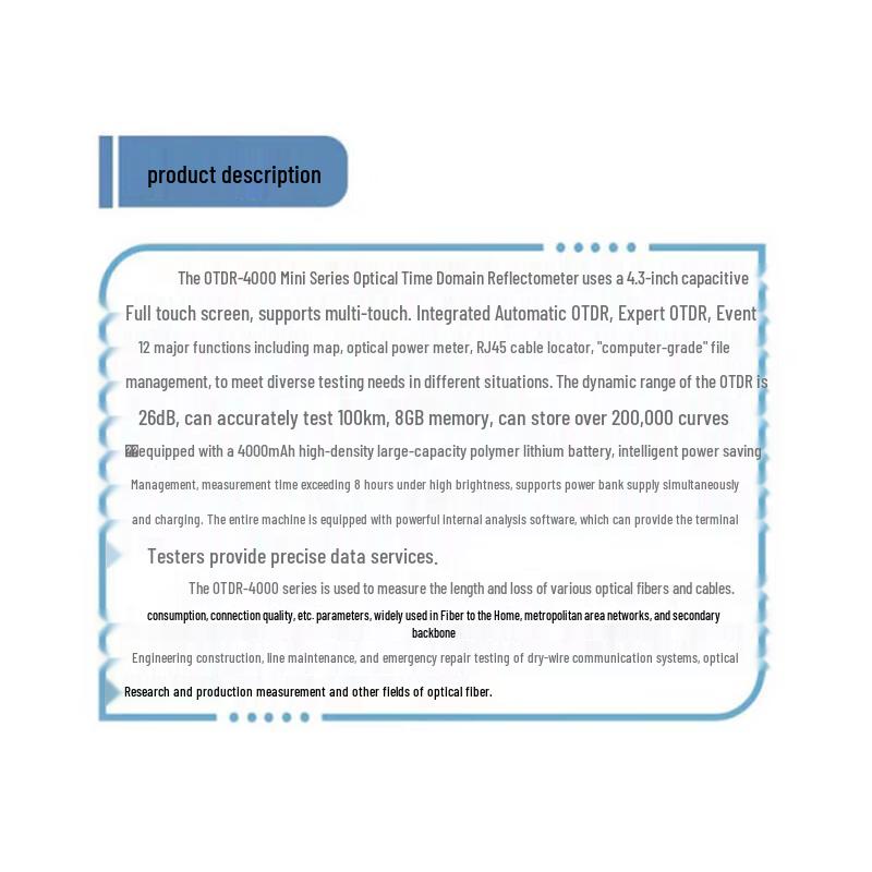 NOVKER NK6000K OTDR Тестер оптоволоконный