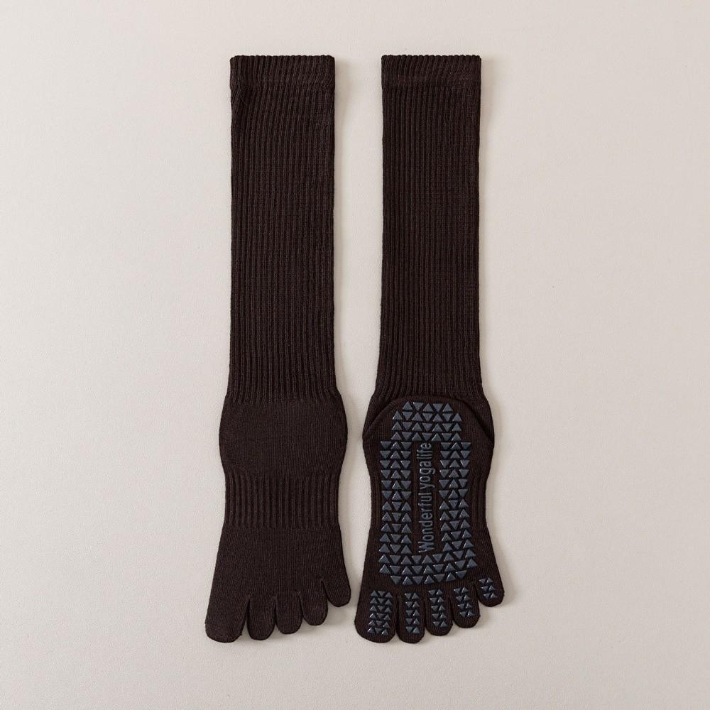 Separate Fingers Women Yoga Socks Silicone Anti-slip Sport Pilates Socks Sports Toe Socks Dance