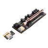 PCIE Riser Powered Adapter Card 6 Pin Compatible 1X 4X 8X 16X PCIE Interface Plug and Play USB