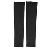 Cycling Windproof Fleece Arm Warmers Outdoor Sports Arm Sleeves Cover (Black M)