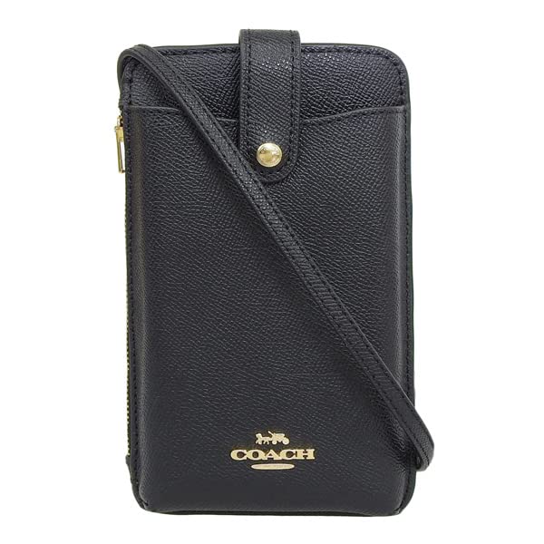 Bag Smartphone Bag Outlet Shoulder Bag Smartphone Shoulder Crossbody C7397 C6884 [Coach] Women's (Black) [Product]