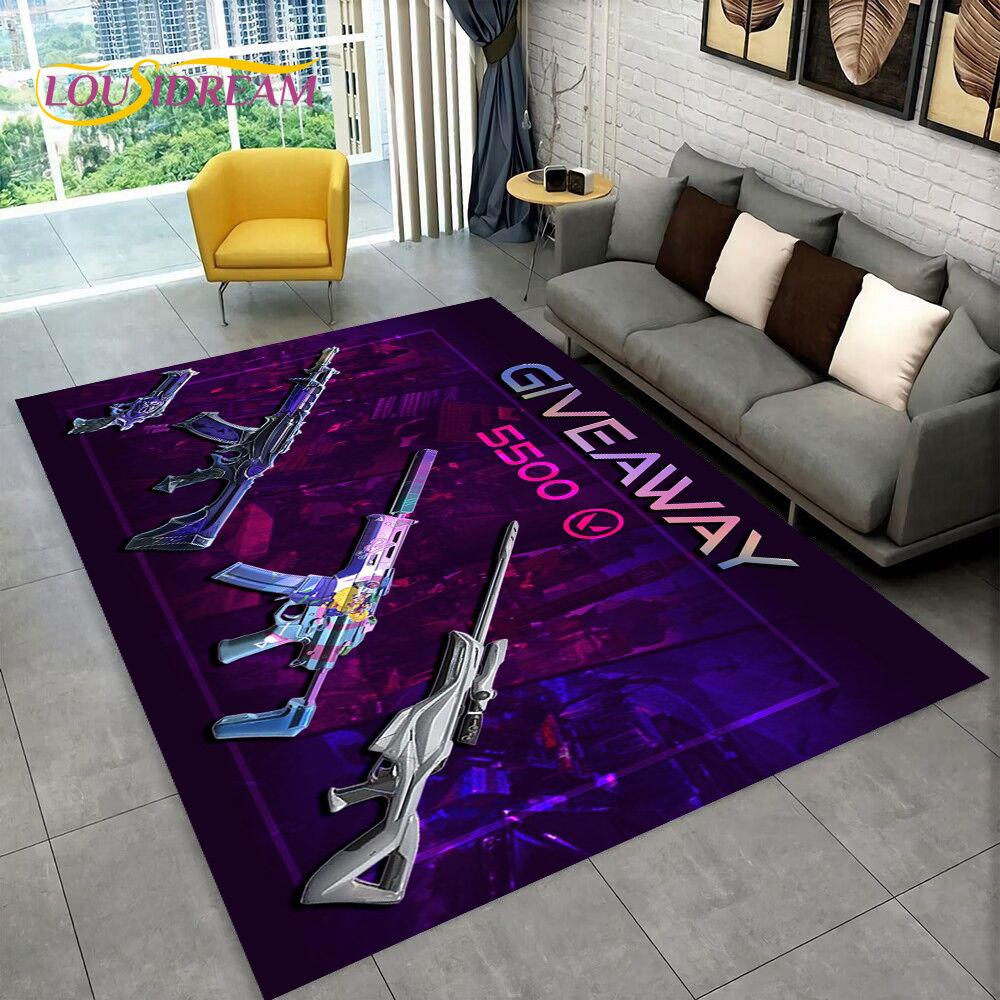 CS, USP, AK, M4, AWP, коврик для винтовки, пистолета, пистолета, ковер для дома, гостиной, спальни, дивана, коврик для двери, декор, нескользящий напольный коврик