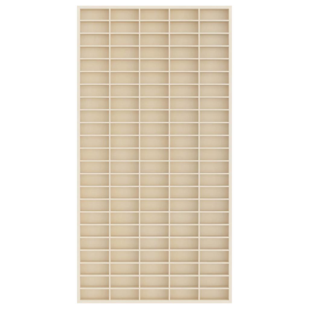 Wall Display Case Wall Mount Beige 50 x 4.5 x 96 cm