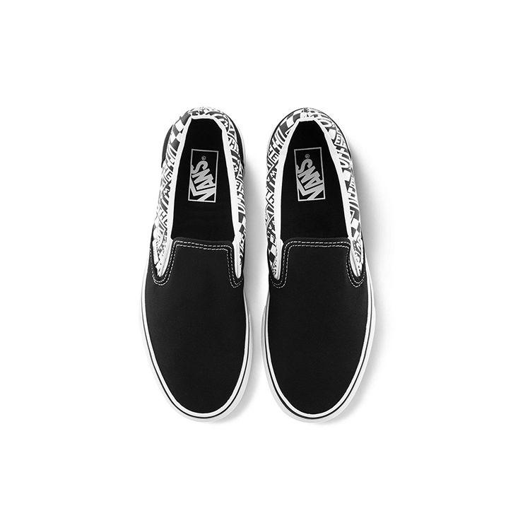 Vans Slip-On Classic Lightweight Low-Top Skate Shoes Unisex Sneakers Black White VN0A33TB3WI