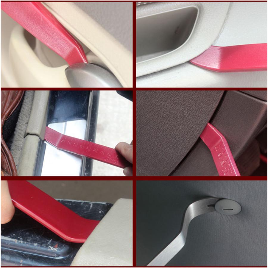 Универсальный 700 шт. Смешанный автомобильный крепежный зажим, пластиковая коробка, фиксаторы для уплотнительной ленты дверного бампера крыла автомобиля, 6 шт. инструмент для ремонта автомобиля