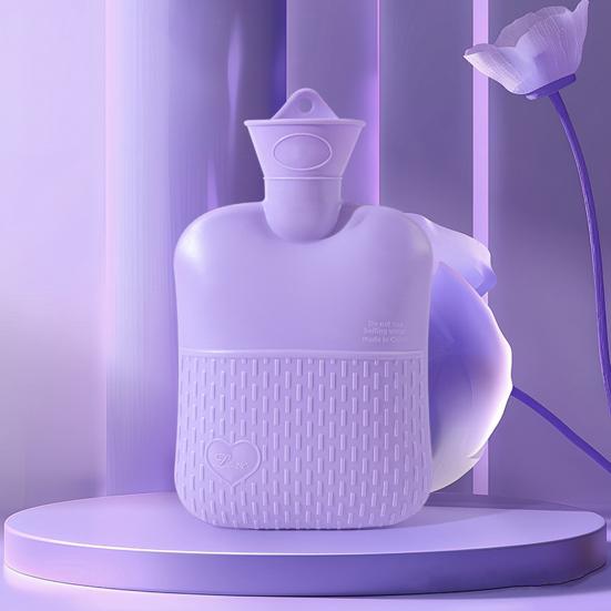 1000ML PVC Hot Water Bottle Leak-proof Hot Cold Compress Hot Water Bag