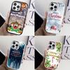 N106 Happy New Year Christmas Soft Phone Cases for Samsung S24 S23 Plus A15 A35 A54 Infinix Hot 40i Tecno Plating Frame Camera Protector Back Cover