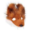 Plush Faux Fur Fox Mask Furry Ears Furry Mask Gifts Animal Mask  Halloween Party