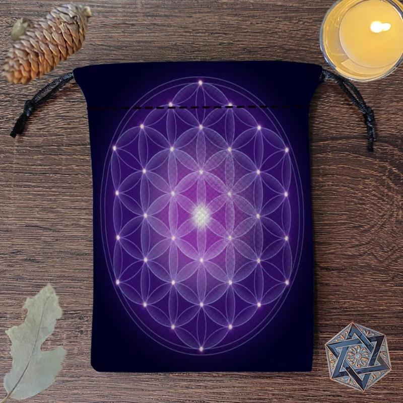 Мини Ювелирные Кости Карта Подарочный Мешочек на Завязках Мешочек для Гаданий Таро