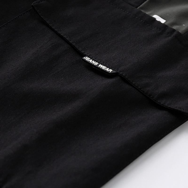 Новые брюки-карго в стиле хип-хоп для бега, мужские шаровары с несколькими карманами и лентами, мужские спортивные штаны, уличная одежда, повседневные мужские спортивные брюки M-7XL