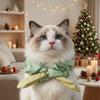 Аксессуары для домашних животных Регулируемый шарф для кошек и собак Удобный клетчатый узор Бант-галстук для кошки Эластичная лента Декоративный ошейник для собак Одежда для вечеринок