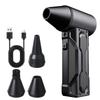 Household Air Cleaner Turbo Jet Fan 130000RPM Strong Blowing BBQ Air Blower With Brush Nozzles Car Fan Air Duster Portable Pump