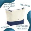 Trousse de maquillage - PLANETEE - Dominique ça n'existe pas - Grand format - Coton - Impression HD (Fabriquée en France)