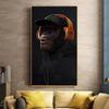 Canvas Art Printed Painting Cute Monkey Canvas Painting Posters and Prints Decorative Pictures Wall Art Picture for Living Room