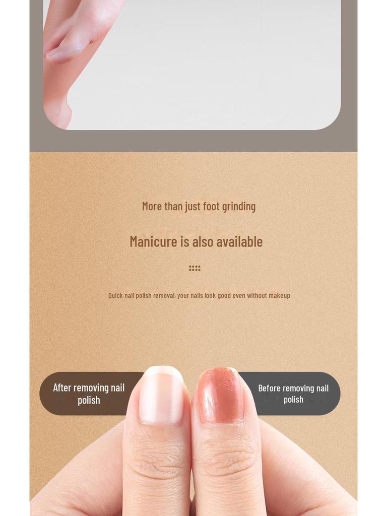 2024 Электрический станок для шлифовки ног: USB-перезаряжаемый педикюрный прибор для легкого пилинга и удаления мозолей