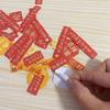 40pcs DIY Mini Couplet Stickers Good Luck Spring Festival Couplet Stickers  Home Decoration