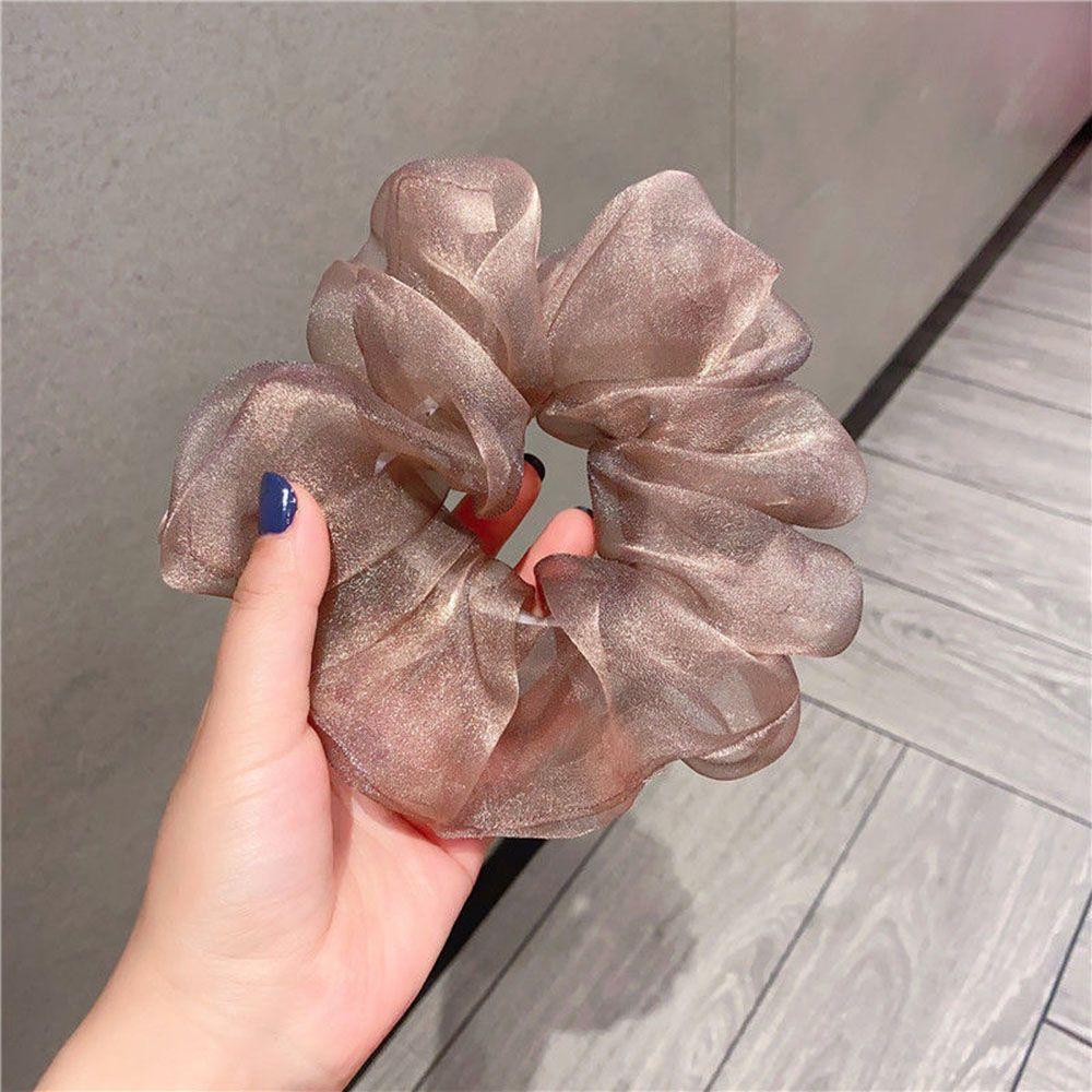Hairband Headwear Fashion Hair Ropes Elastic Hair Ties for Women Girls Oversized Hair Scrunchies