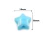 Creative 10pcs Acrylic Spring Color System Jewelry Three-dimensional Beaded Materials Gradient Light DIY Five-pointed Star Beads Fashion