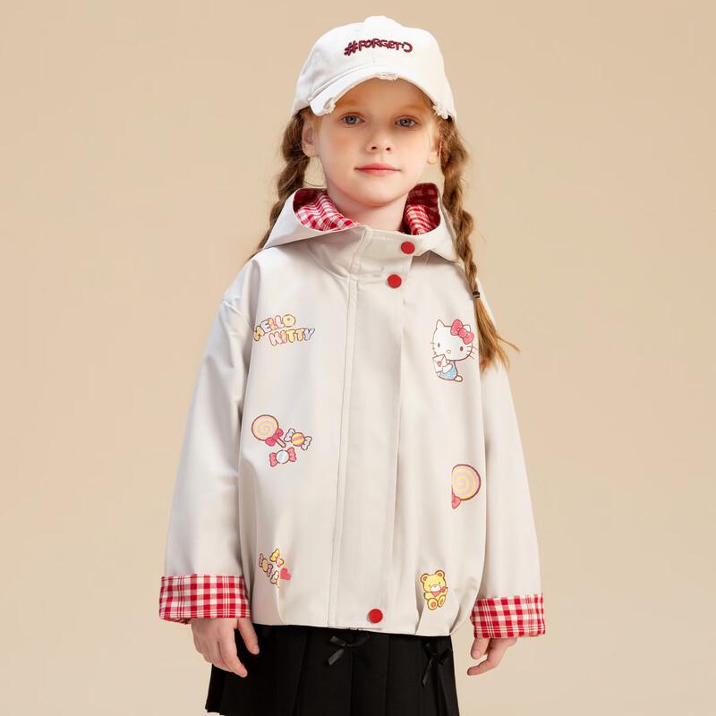 Hello Kitty Детская толстовка с капюшоном и мультяшным принтом