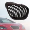 Mesh Badgeless Sport Racing Grill Honeycomb Car Front Bumper Grille Compatible with Seat Leon MK2 1P 2006-2009