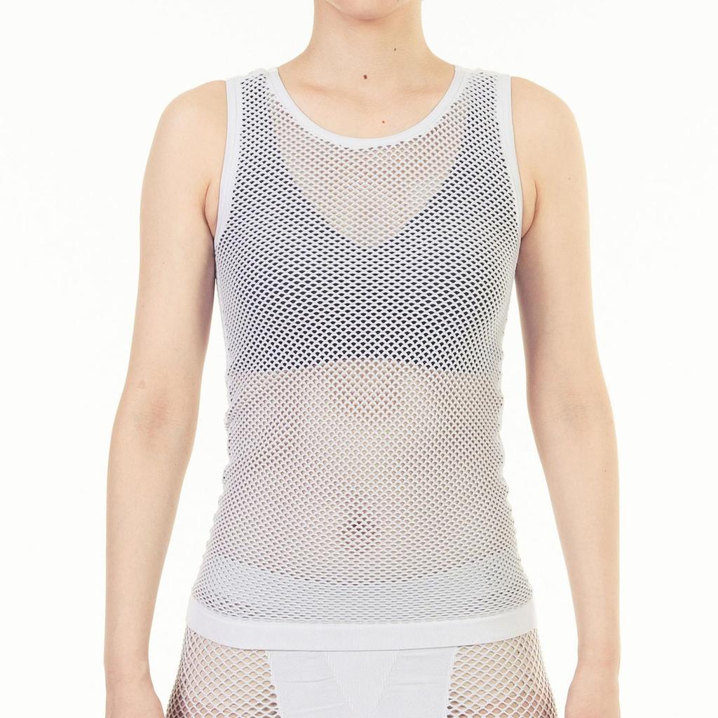 Millet Drynamic Mesh Sleeveless Crew Climbing Newlogo Light Sand Size M Women's Underwear, MIV202402026, (NEW LOGO),