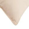 Pillow 2 pcs Beige 30 x 50 cm Kapok Fiber