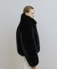 Molliolli Roy Toggle Faux Fur Jacket [Black]