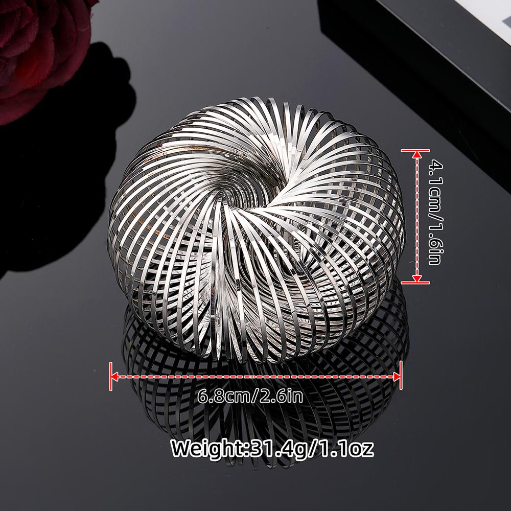 Decompression Spring Bracelet Flat Wire Retractable Bracelet Memory Wire Bracelet