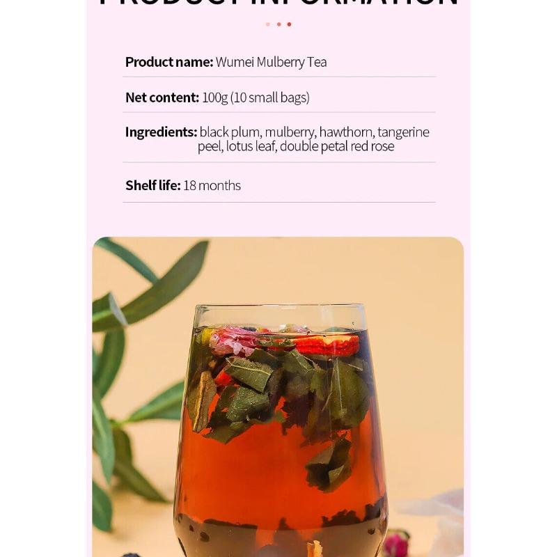 Product Name: Wumei Mulberry Tea Healthy Herb Tea Bag 100g/3.52oz