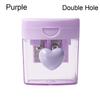 Single/Double Hole Pencil Sharpener Plastic Pencil Blade High Quality Pencil Cutter  School