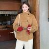 Warm Thick Wool Coat Winter Autumn Fashion Loose Tweed Jacket Casual Oversized Outerwear Popular Style