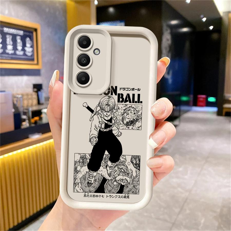 Чехол-бампер Soft Shell для Samsung Galaxy A16 A23 A12 A36 A14 A32 A34 A56 A26 A22 A24 A13 A33 Dragon Ball Goku Trunks