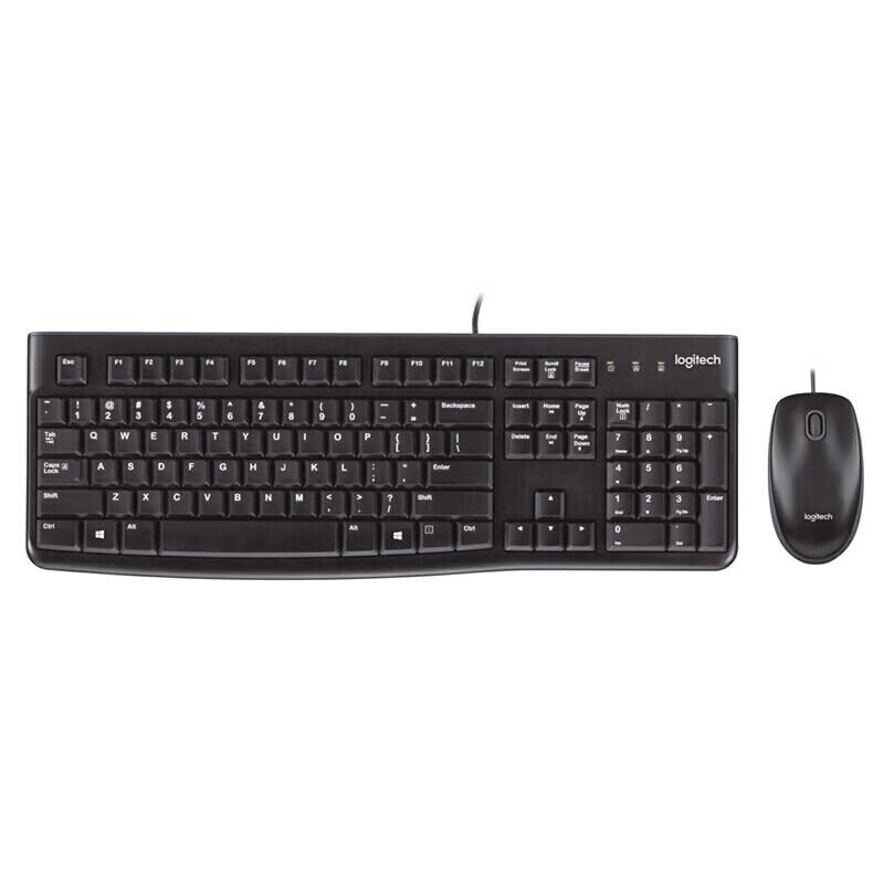 Logitech Проводной набор клавиатуры и мыши MK120