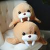 Имитация куклы моржа, животного, морского льва, плюшевой игрушки, подушки