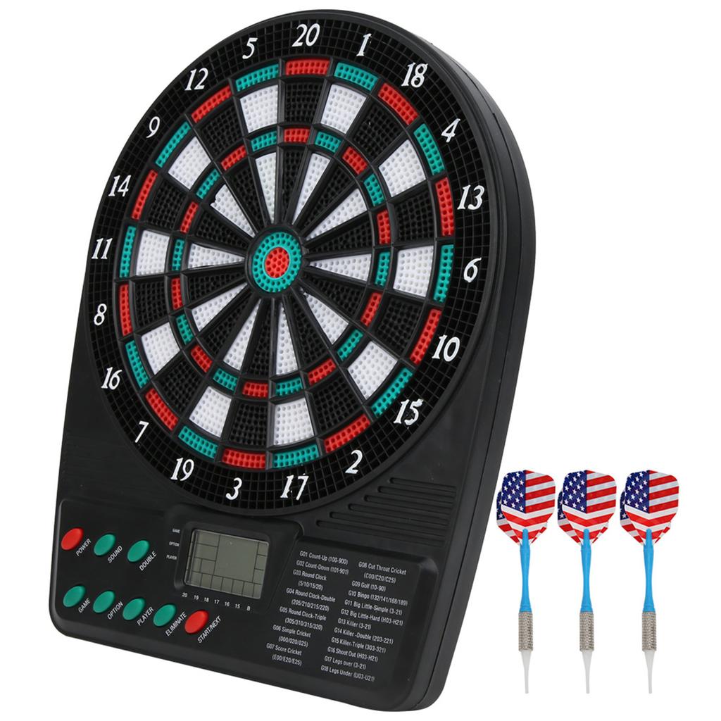 Electronic Dart Automatic Scoring Soft Dart Board Set Family Leisure Target Entertainment