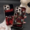Чехол для телефона группы Slipknot Серебристый корпус Для IPhone 17 16 15 14 13 12 11 Pro Max Plus