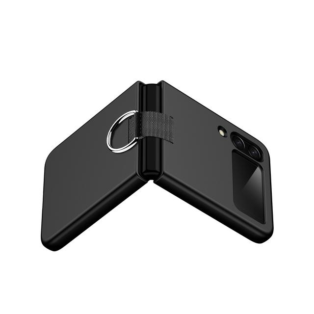 Легкий тонкий защитный чехол с защитой от царапин для Samsung Galaxy Z Flip 4 5g Flip4 Flip3 Flip 3 с кольцевым держателем, складной чехол