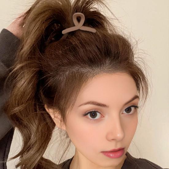 Yousheng 1/2 шт. Зажим для волос Пластиковые зажимы для волос с нескользящим надежным захватом Матовый цвет Соединяющиеся зубья Зажим для волос Аксессуары для волос