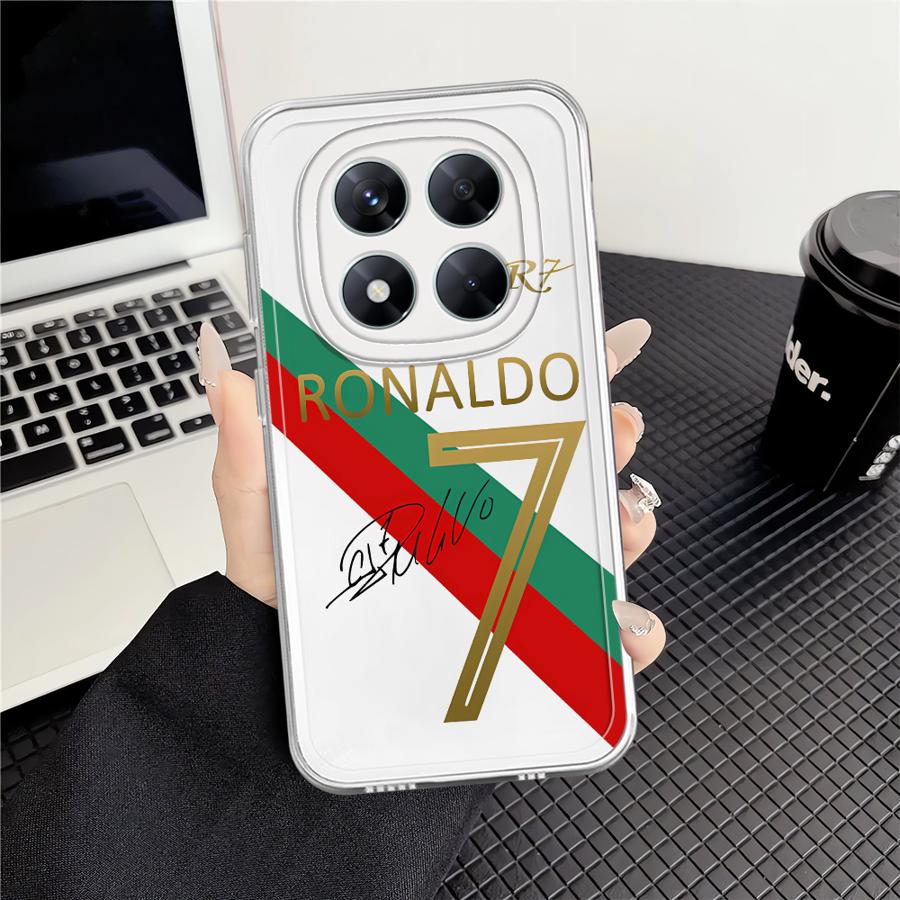 Чехол для Xiaomi Redmi Note 14 Pro Plus 14C 9 10 11 10S 11S 12 13C 12S A4 Note 13 Мягкая накладка на телефон Футбольный номер