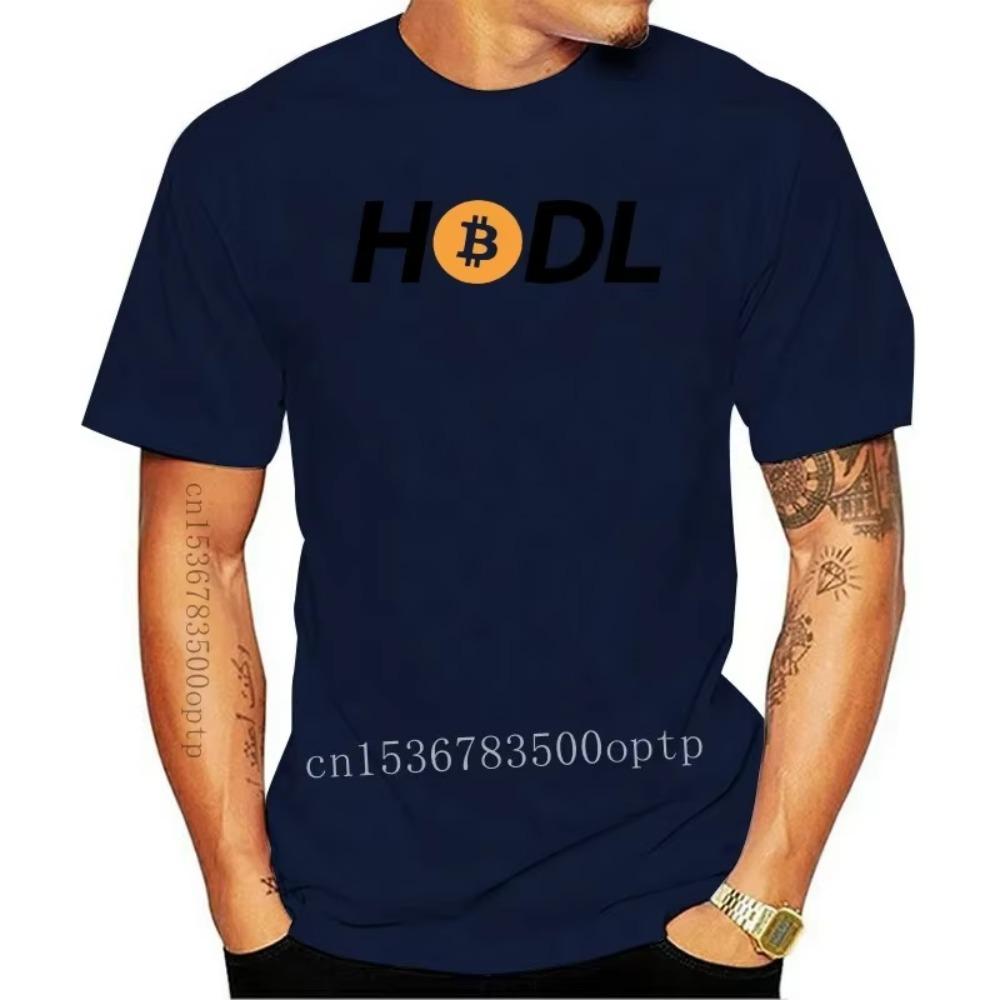 Новая футболка Bitcoin Hodl - футболка с криптовалютой Satoshi Trading Tee Lambo Moon Btc футболка со смешным дизайном