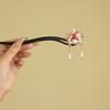 Tassel Wooden Hair Stick Red Hanfu Hairpin Beijing Opera Hair Accessories  Hair Chopstick